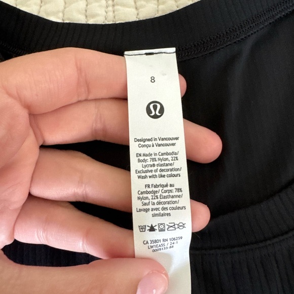 Lululemon Ribbed Mini Dress - Picture 3 of 6